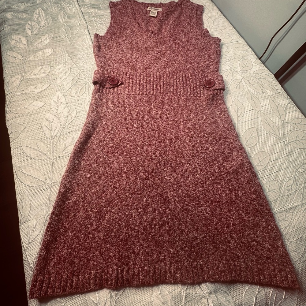 JF Always Sleeveless Knit Sweater Dress – Size L - Picture 2 of 7